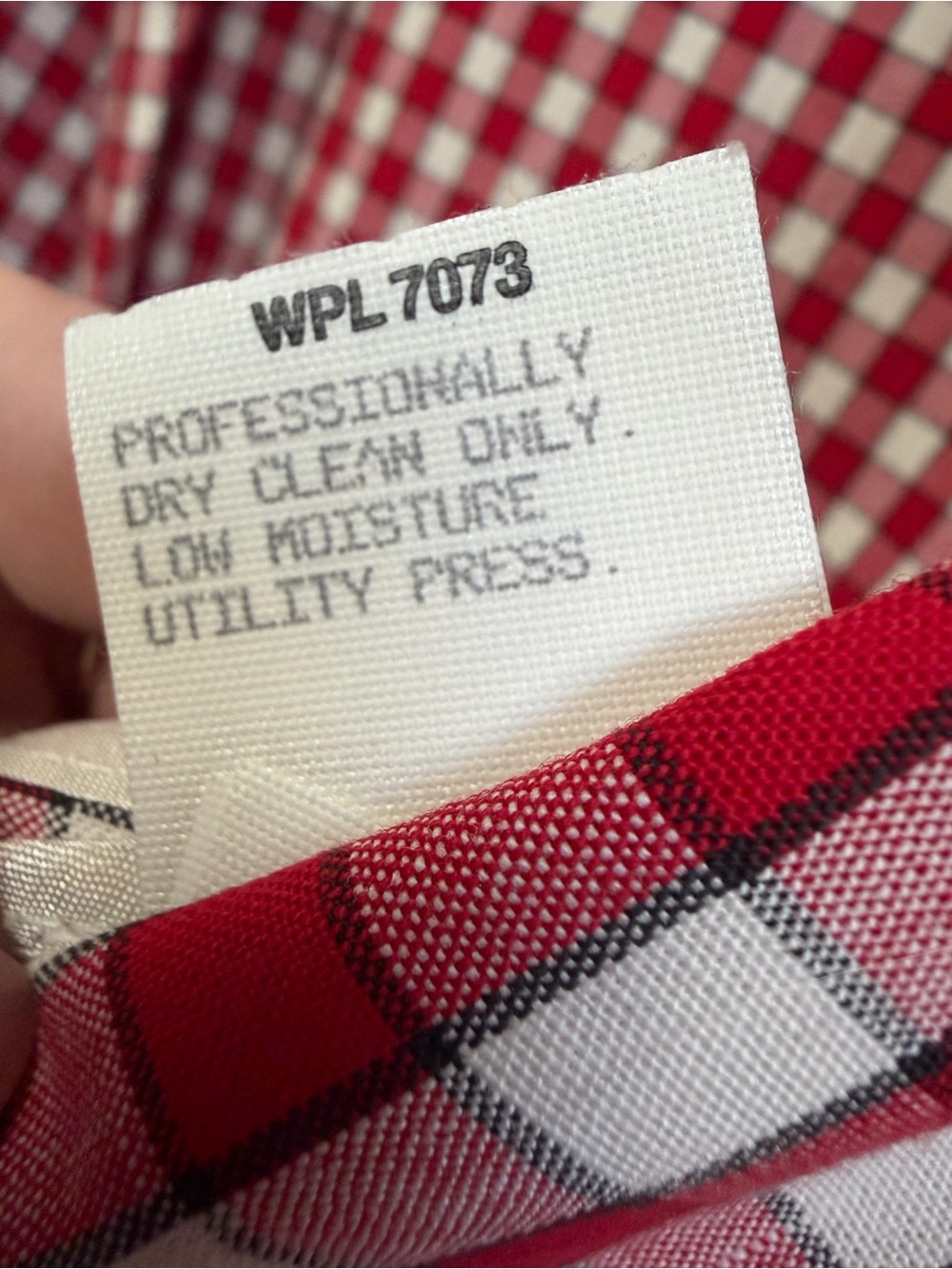 Red & White Plaid Gingham Blazer 100% Cotton Jacket Women's Size XL NOS - Picture 6 of 15
